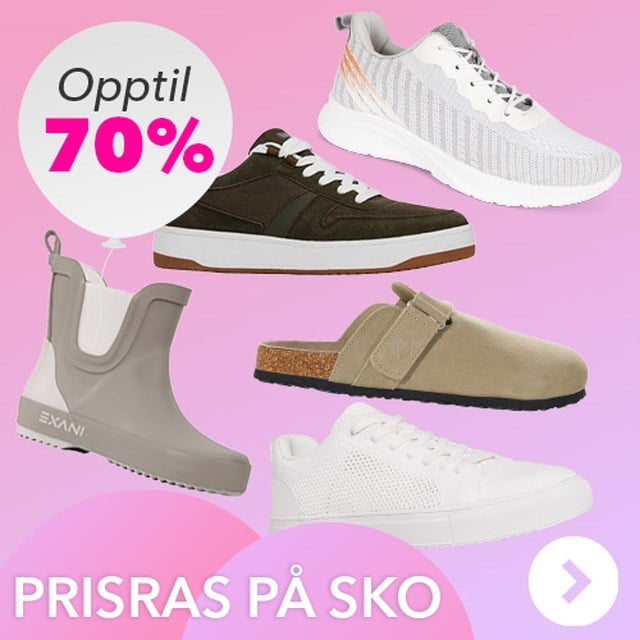 Prisras på sko opptil 70 prosent