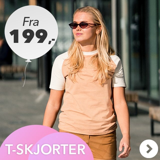 T-skjorter fra 199 kroner