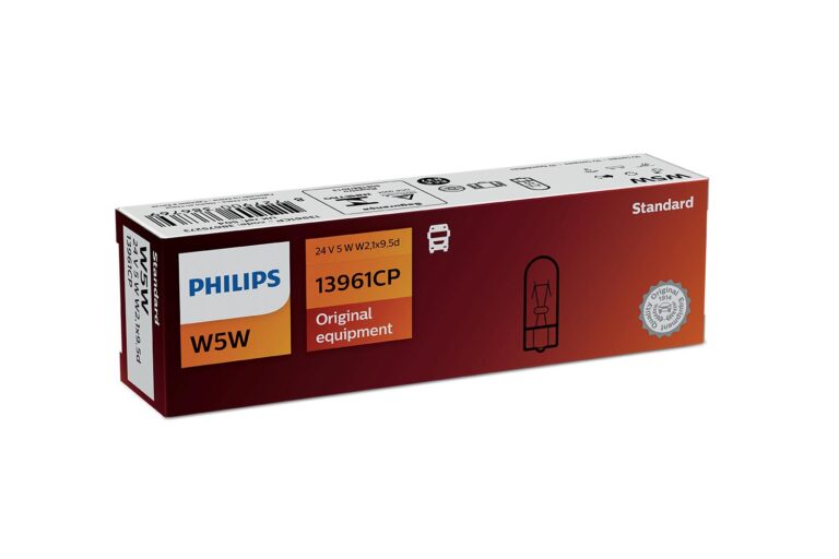Philips W5W pære med wedgesokkel 10 pakning