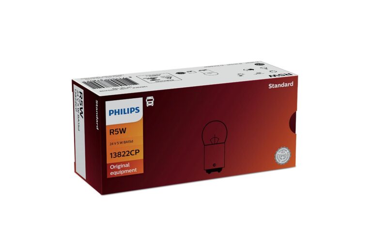 Philips pære R5W Parkeringslys bak 10 pakning