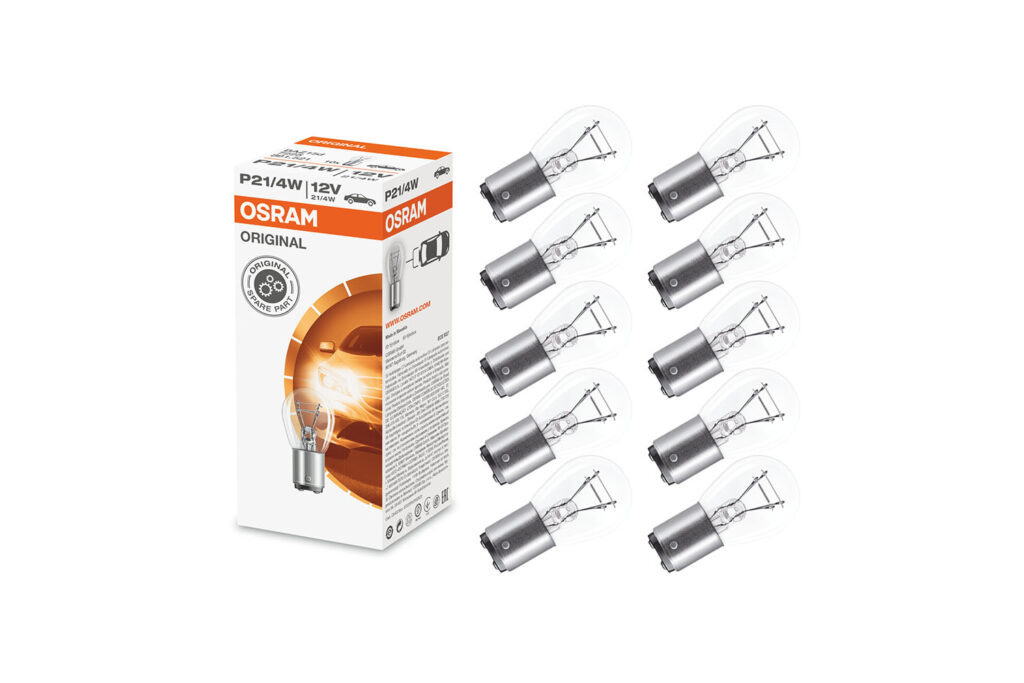 Osram P21/4W halogenpære 10pak