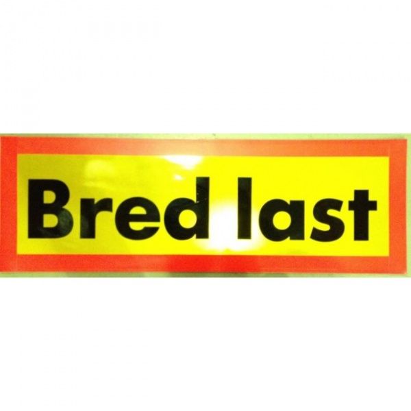 MAGNETSKILT BRED LAST (gul)