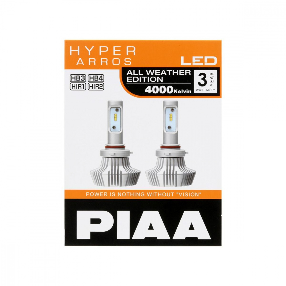 HB3/HB4/HIR1/HIR2 | PIAA HYPER ARROS LED 4000K