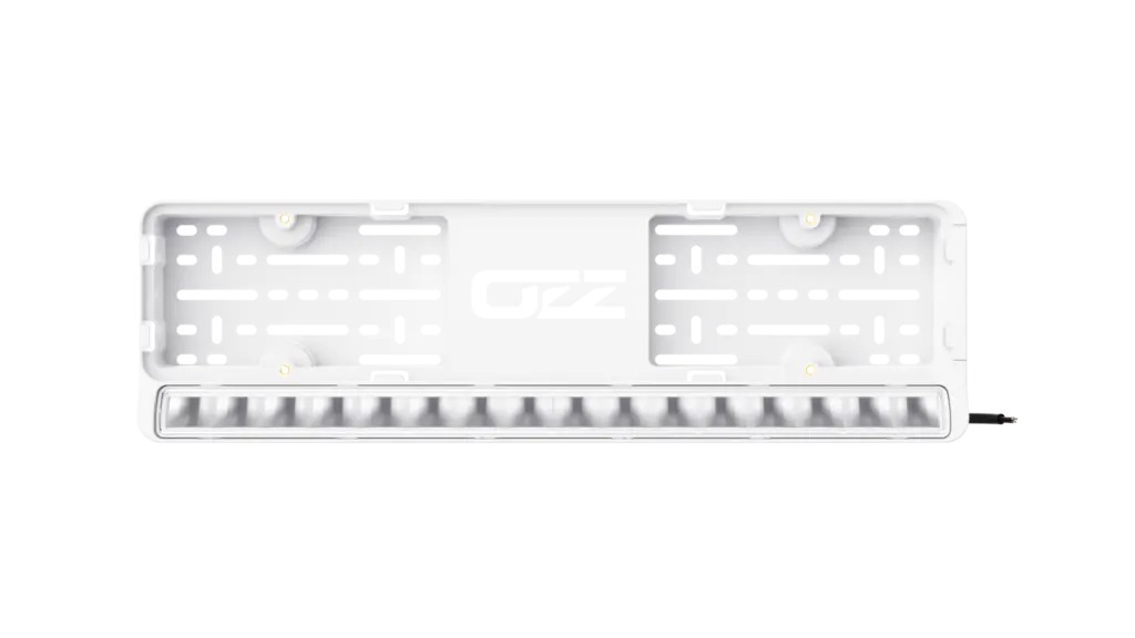 OZZ LP1 LED-bar m/skiltholder (hvit)