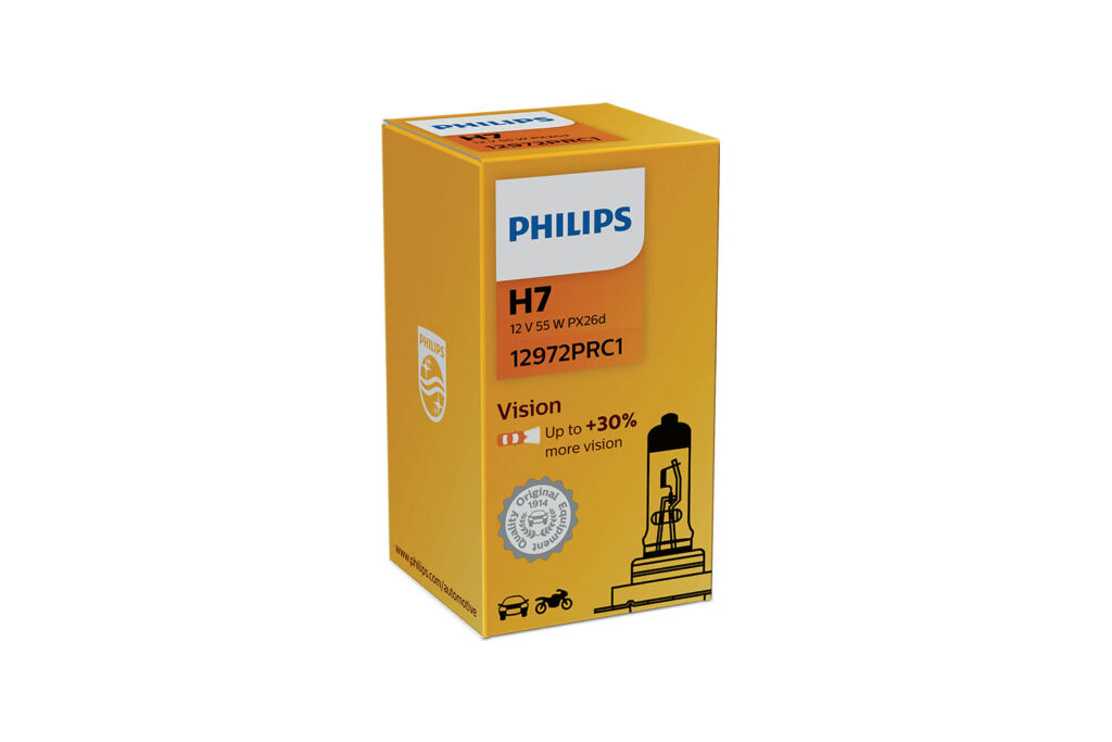 Philips H7 Vision Halogen pære