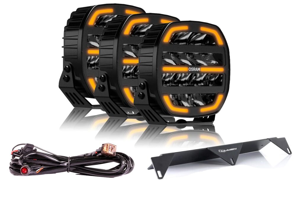 OSRAM LEDriving cube MX180 7&raquo; trippel fjernlyspakke