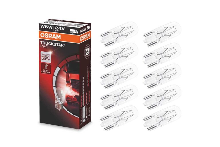 Osram Truckstar Pro W5W 24v halogenpærer