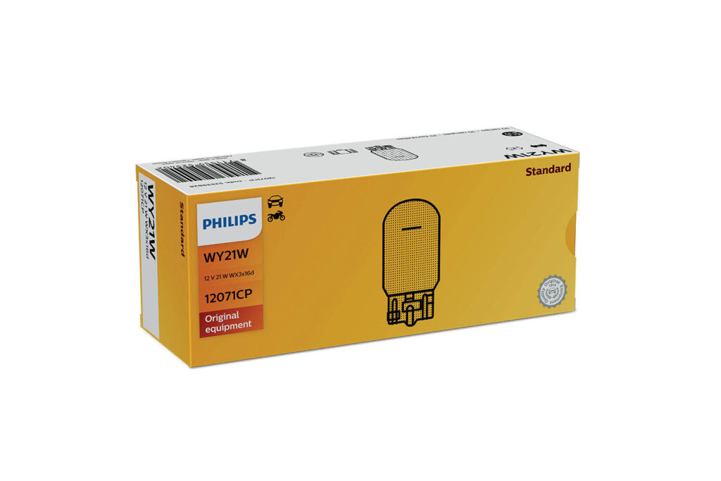 Philips pære WY21W med wedgesokkel 12V